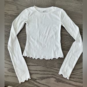 Aeropostale white long sleeve